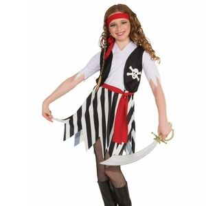 Rubies Buccaneer Pirate Costume Kids Sz Small (4-6)